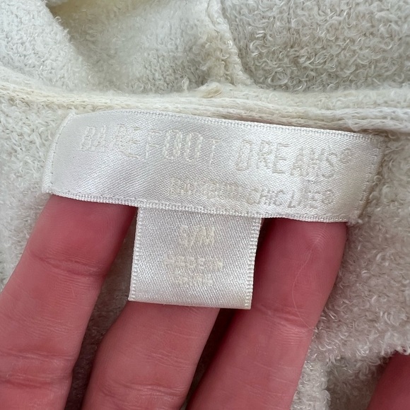 Barefoot Dreams Bamboo Chic Lite ombré open front cream & gray cardigan wrap S/M - Picture 8 of 11